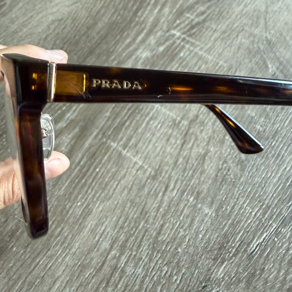 Prada Tortoiseshell Eyeglass Frames - image 3